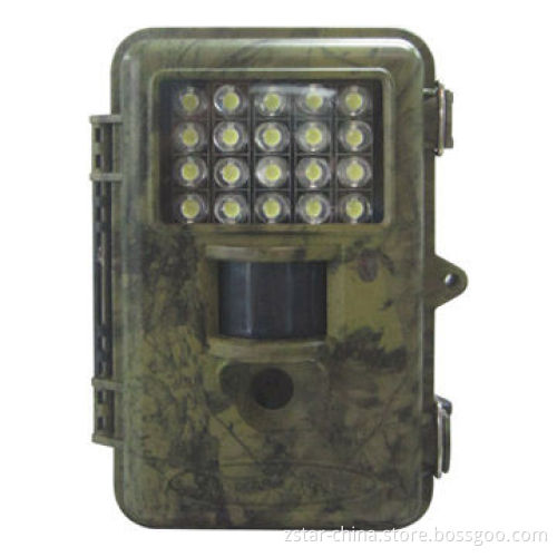8MP hunting camera with built-in full color/white LED lights, takes pics & videos, day and night